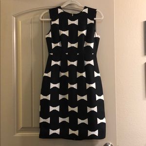 EUC kate spade black dress with bows